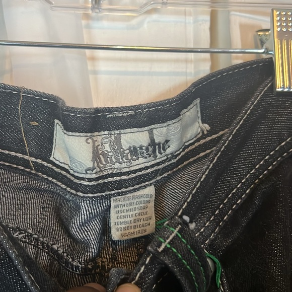 ablanche baggy Skater Y2K Embroidered jeans Men’s Size 34” Inseam 28” and 16W - Picture 11 of 12